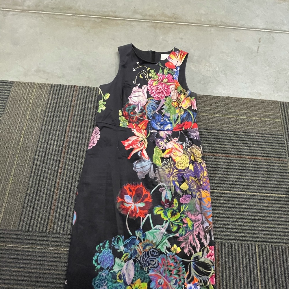 LAST CALL BEFORE DONATION: Leifsdottir Black Floral Dress